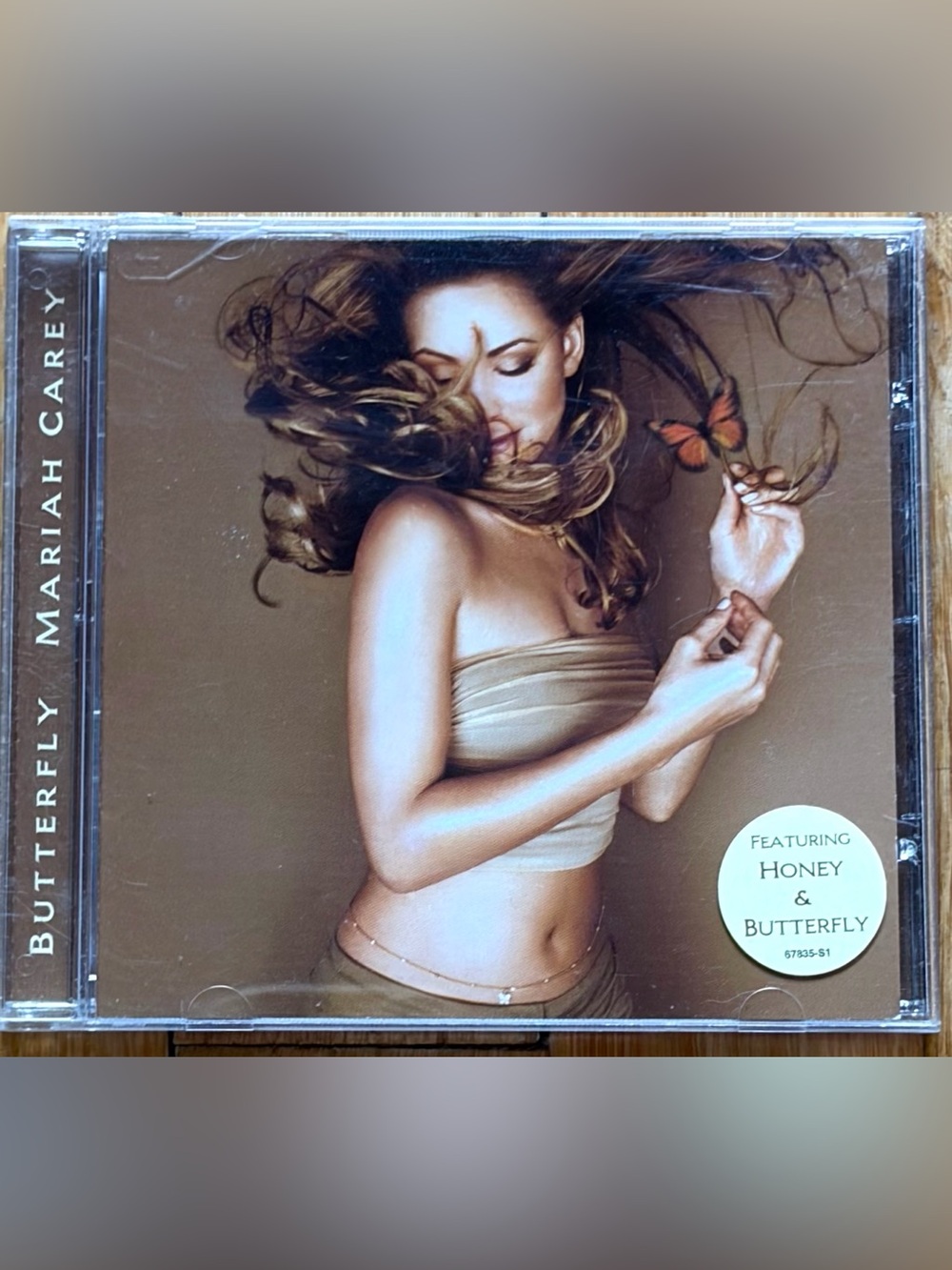Iconic Mariah Carey - Butterfly CD (1997) Original Yellow Hype Sticker